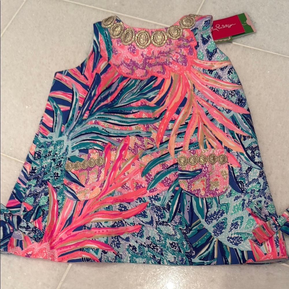 Lilly Pulitzer Baby - Tropical Print Short Romper